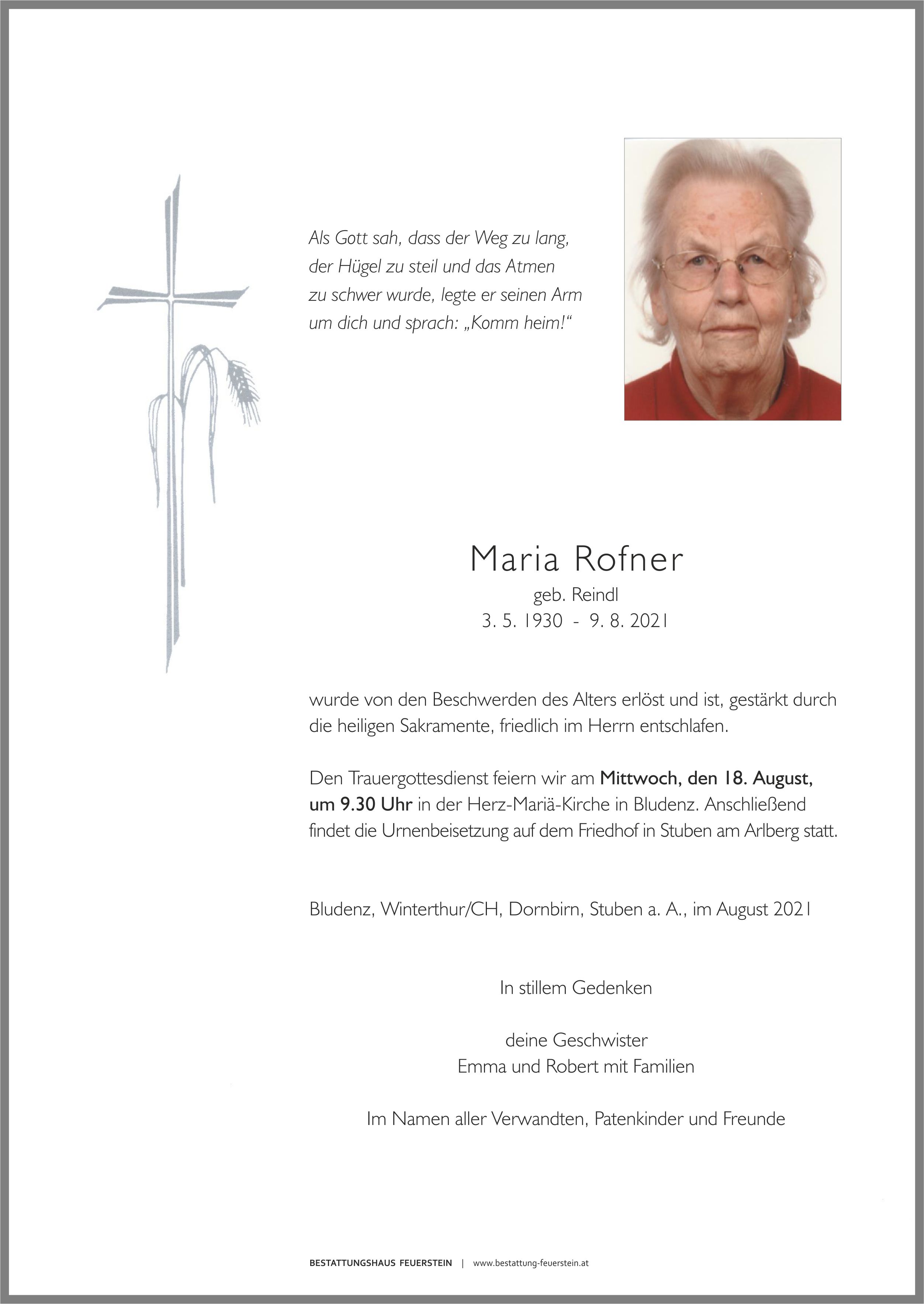 Maria Rofner